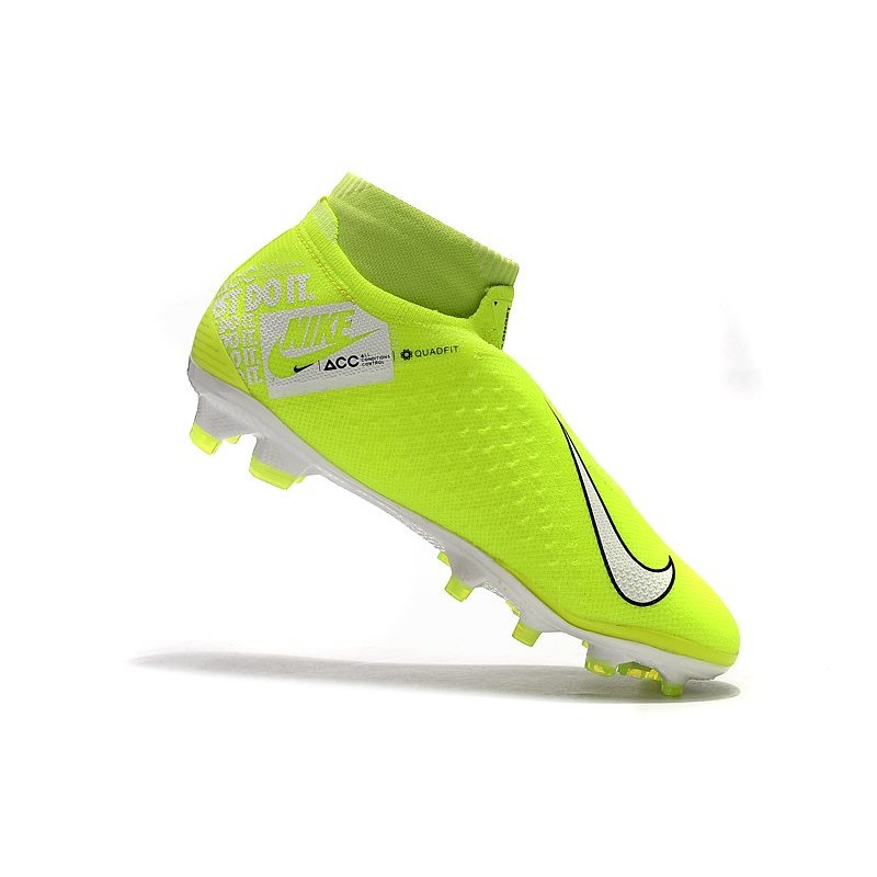 Nike Phantom VSN Elite DF FG Volt Bílý